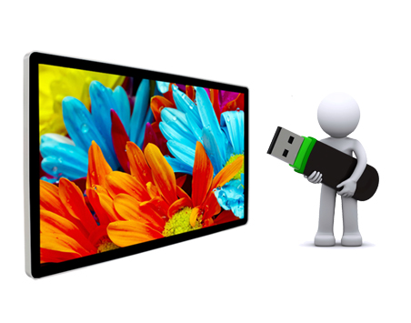 液晶廣告機不能識別移動硬盤怎么辦？